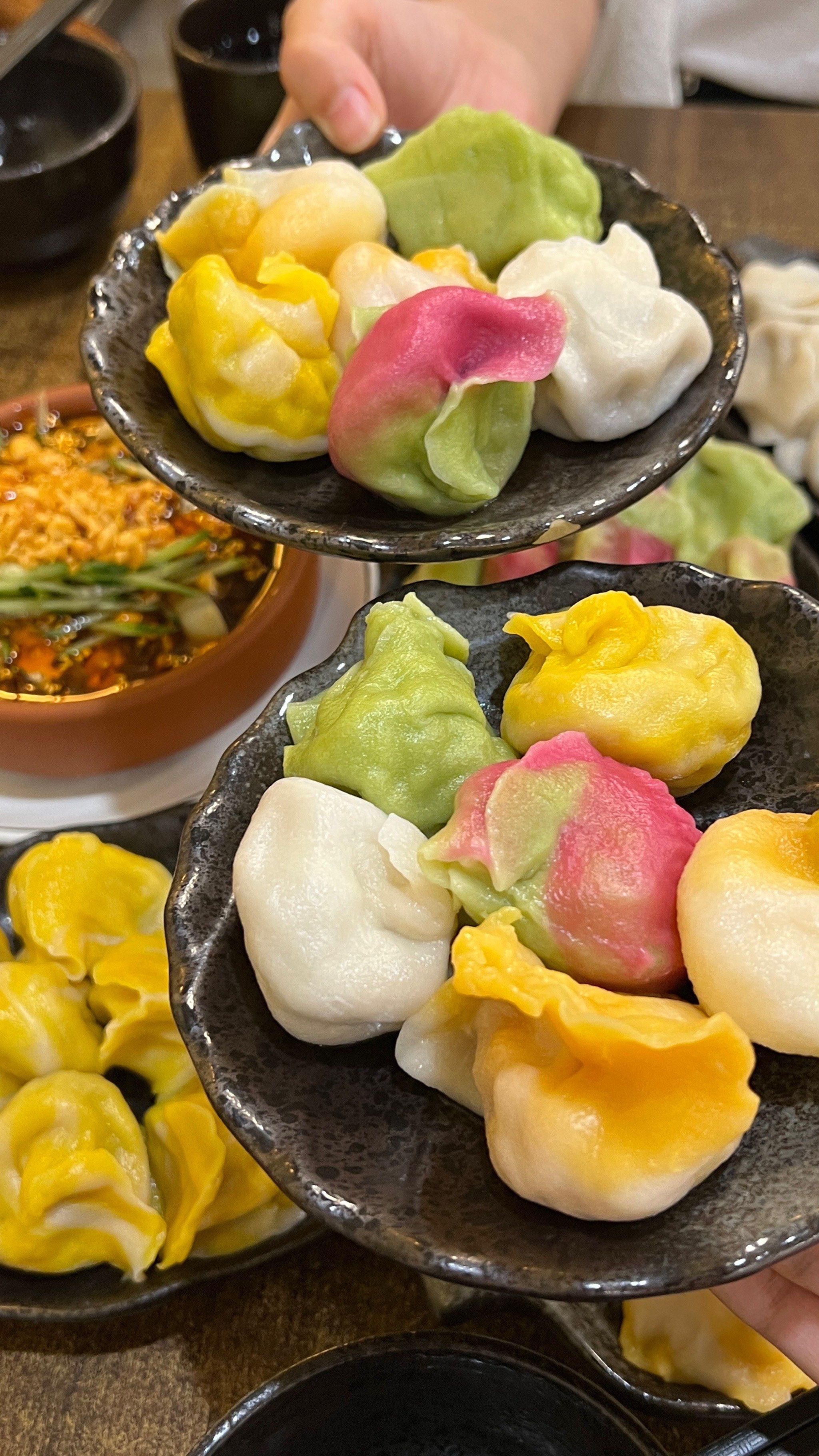 n和集美点了最想吃的饺子(点太多了