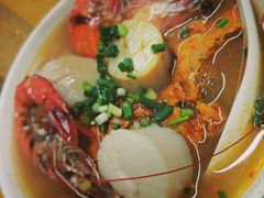 蟹黄膏大虾带子河粉-荔林食店(西华路店)