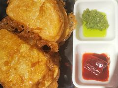 鸡蛋裹炸馒头片-小吊梨汤·北京菜·烤鸭(鸟巢店)