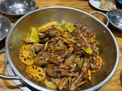 主打的干锅鸭头-安诚居干锅鸭头(八角店)