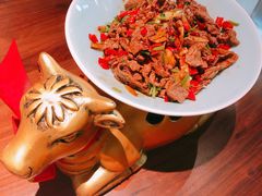 28秒爆炒黄牛肉-望湘园·洞庭渔宴(浦江欢乐颂店)