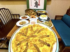 -东来菜馆•手抓海鲜家常菜•海鲜锅贴(鸽子窝店)