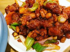 椒香虾仁爆鸡球-陈傻子餐厅(世纪都会店)