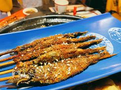 烤鱼仔-老表记广西宵夜螺蛳鸭脚煲(西大店)