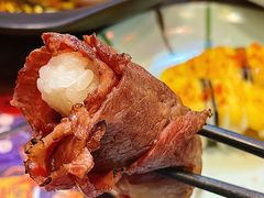 铺天盖地顶级澳牛肉火焰寿司-仙隐小鹿中華の日料(正弘城店)