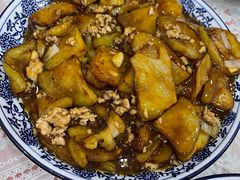 肉沫茄子-北大地皖峰饭馆