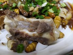 鹰嘴龟拼蚕蛹捞河粉-荔林食店(西华路店)