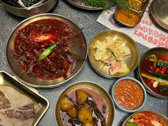-草家酱蟹炭火烤肉店(珲春南路二店)