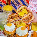 【培根牛肉脏脏堡】这款的酱汁特别浓！真的超满足！