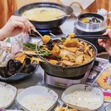 日料中の关东螺蛳肥肠锅