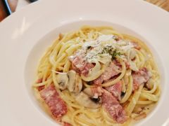 奶油蘑菇培根面奶油蘑菇培根面-UPPER KITCHEN(延安路店)