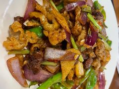 炒胸口油-老兵牛蹄店(下沙店)