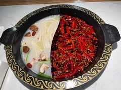 重庆牛油辣+骨汤-川中渝夫火锅(铜陵万达广场店)