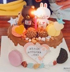 布朗尼奶油蛋糕-八喜临门冰淇淋生日蛋糕(太原旗舰店)