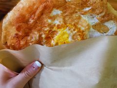 鸡蛋葱肉煎饼-王记生烫牛杂面馆(兰陵路店)