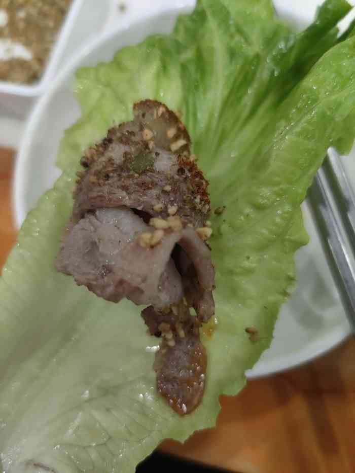 金百合炭火烤肉(沈半路善贤人家店)-"真的好吃,连着去了两次,就是店面