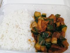酱爆鸡丁盖饭-华天二友居肉饼(宫门口店)