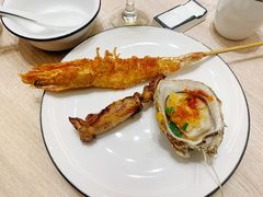 碳烤大虾-蓝港海鲜厨房(金水路店)