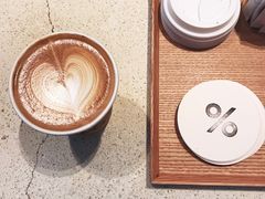 热的咖啡拿铁-% Arabica(京都东山店)