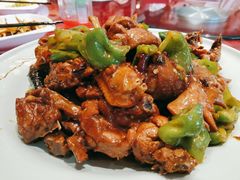 辣炒崂山土鸡-海岛渔村大酒店(云霄路店)