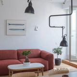 今日分享[礼花]入户衣柜清新自然，障子门隔断，卫生间超有质感！