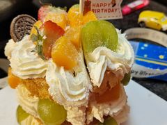 -芒果与甜纯动物奶油蛋糕&甜品台定制