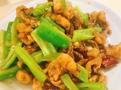 干煸鱿鱼-满口香饭店