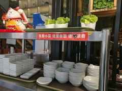 自助取餐区-韩聚屋韩国烤肉餐厅(新北万达店)