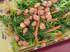 人参菜-北京龙庆四季香农家饭庄·灶台鱼·碳烤虹鳟鱼(龙庆峡店)