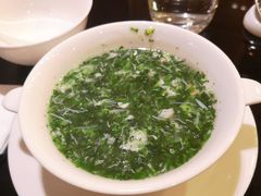 碧绿荠菜蟹肉羹-外高桥喜来登酒店采悦轩