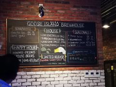 菜单-Goose Island Brewhouse鹅岛精酿啤酒餐厅
