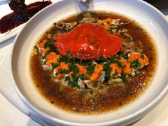 梭子蟹蒸肉饼-玫瑰厅上海菜(兴国路店)