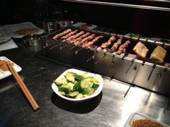 正在烤-很久以前羊肉串(农科路店)