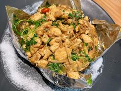 火焰豆腐包-朵朵开素食餐厅(后宰门街店)