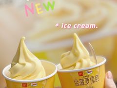麦当劳甜品站金菠萝雪芭-麦当劳(东大桥店)