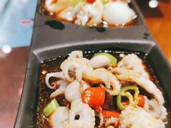 -东来菜馆•手抓海鲜家常菜•海鲜锅贴(鸽子窝店)