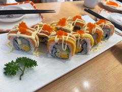 三文鱼芒果卷-新一番三文鱼寿司(红城湖店)