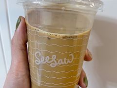 栀子花梨香拿铁-Seesaw Coffee(环贸iapm店)