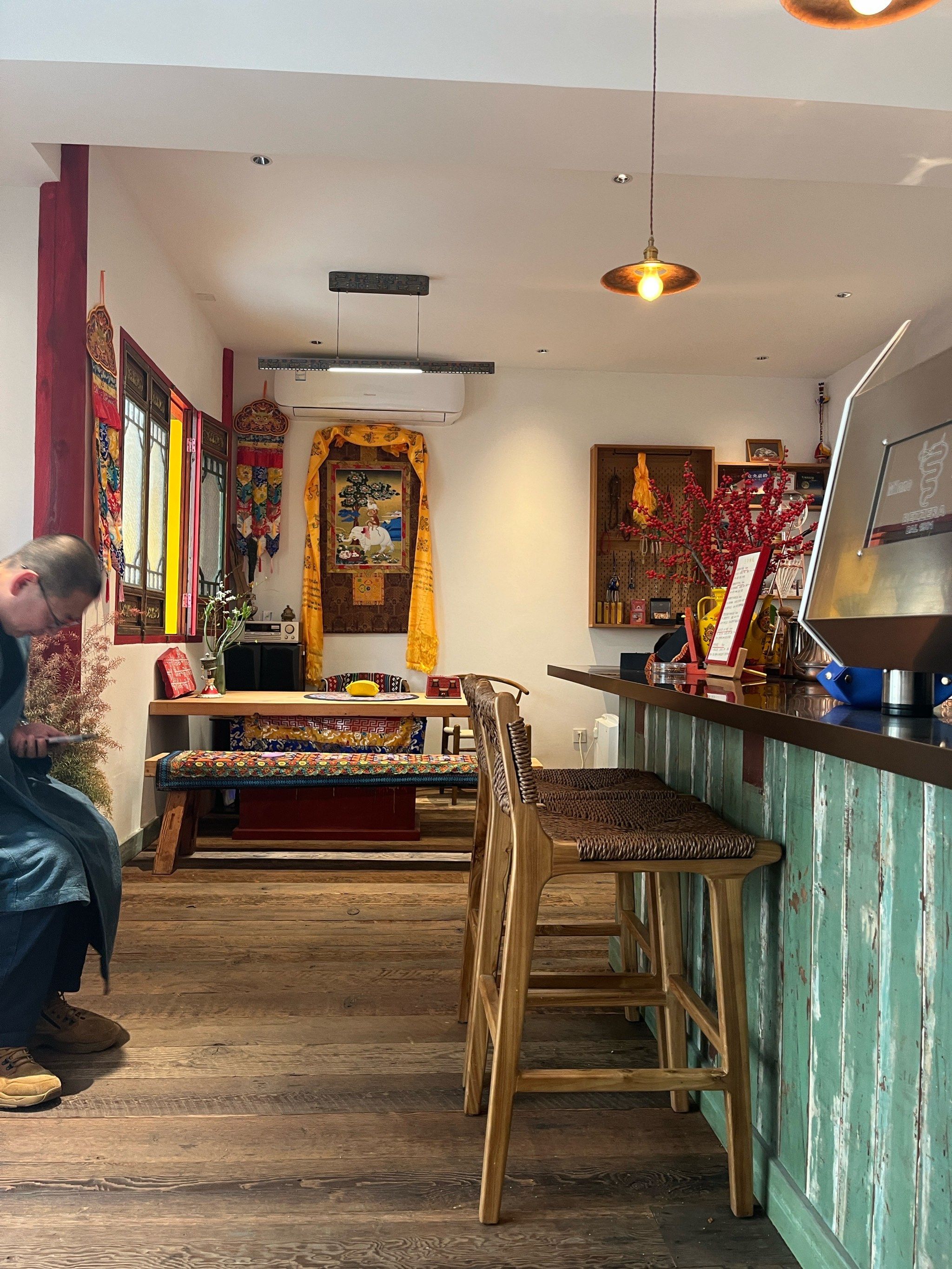 藏式咖啡馆的文化味!