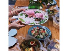 粉粉的班尼迪克蛋-CHILLAX轻乐时(侨建·Hi City店)
