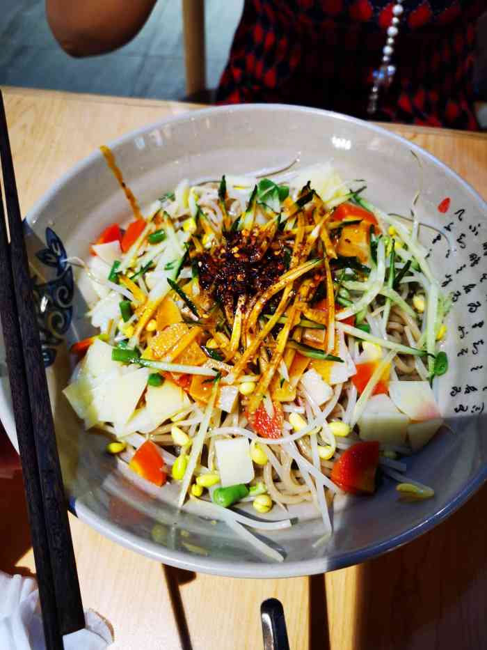 淳化一口香饸络-"第二次来了,残障人士开的店,菜品也丰富了.