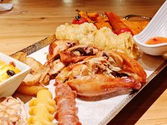 楼兰烤鸡拼盘-幸福的烤包子·新疆菜
