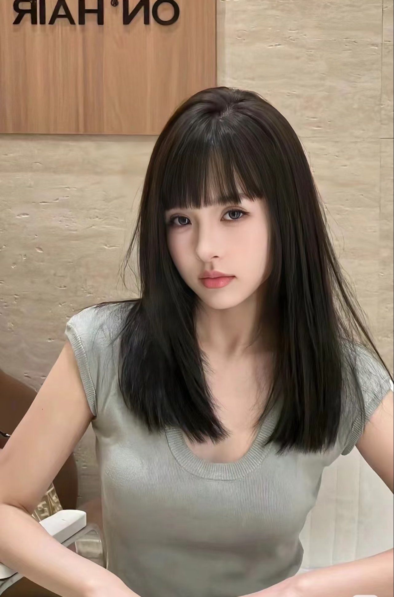 女生中长发发型