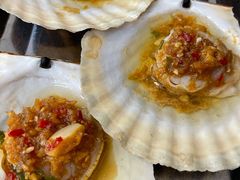 蒜蓉焗扇贝（熟蒜）3个-炒豆合作社(东四总店)