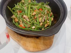 钵仔扁豆丝-万荣烤鸭店·北京菜(农光里店)