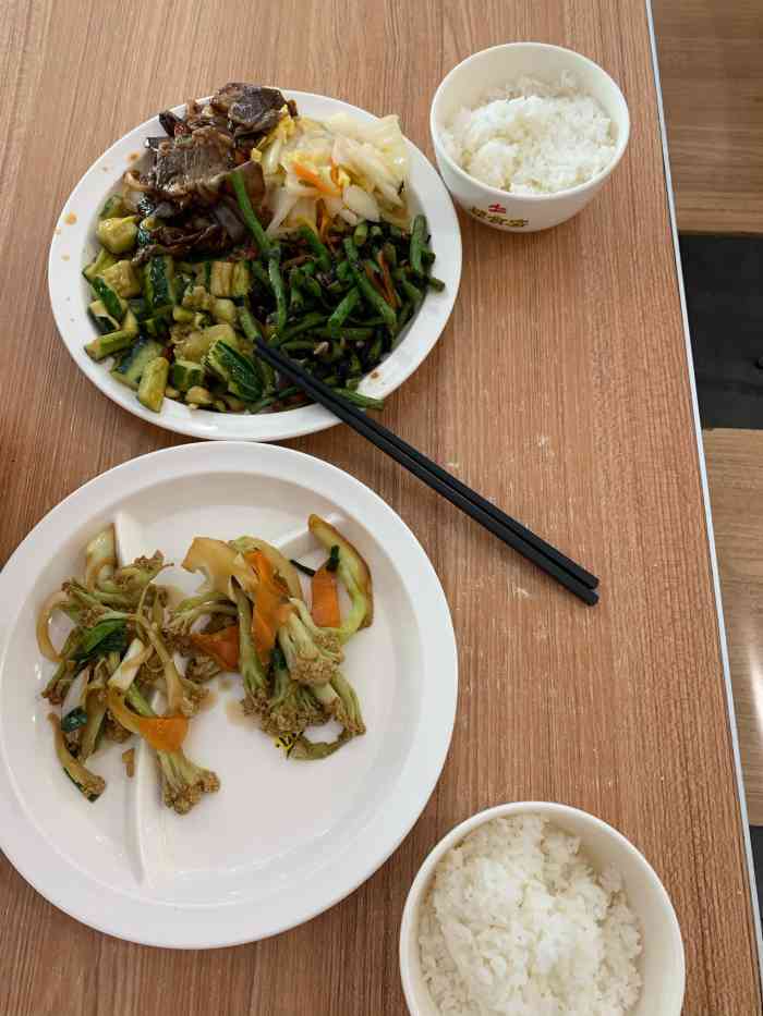 速食客(丽水店)-"这家快餐店的菜都是称重的,菜品分荤素菜.