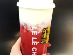 奶酪红草莓-LELECHA乐乐茶(上海五角场万达广场店)