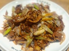 葱爆羊肉-直隶安家牛肉罩饼(建华店)
