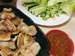 烤五花肉-韩聚园韩国料理(文灶店)