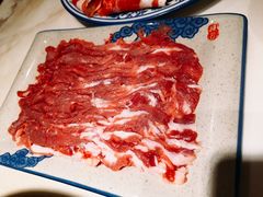 手切苏尼特羊后腿肉-宣武小院涮肉(前门店)